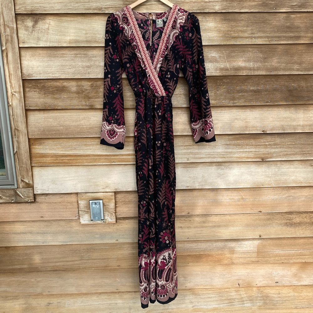 Anthropologie Wide Leg Jump Suit